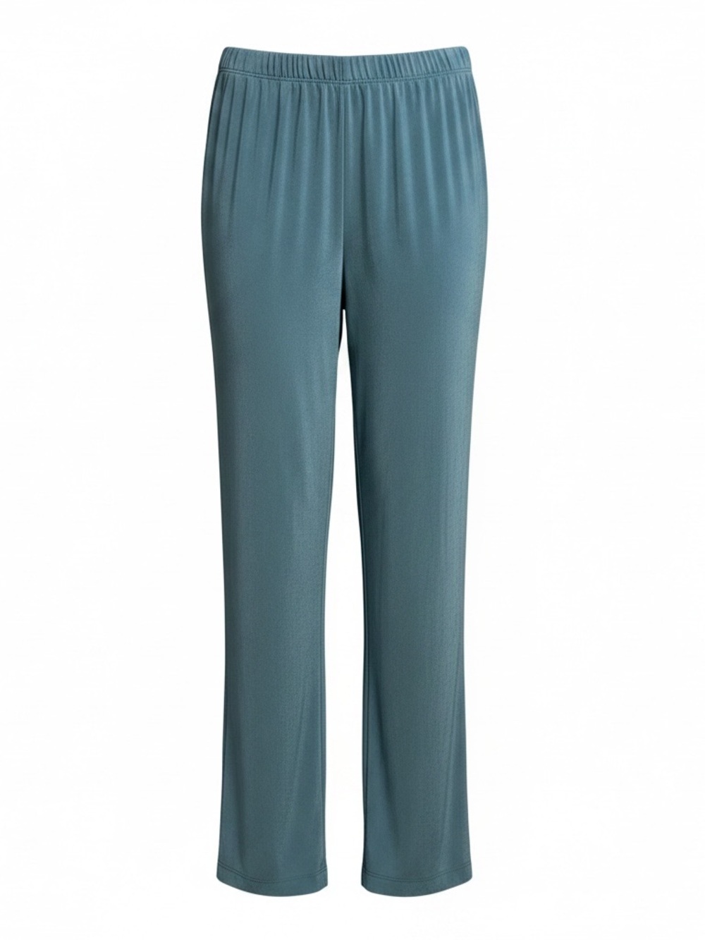 Chico's Straight-Leg Elastic-Waist Pants - Teal